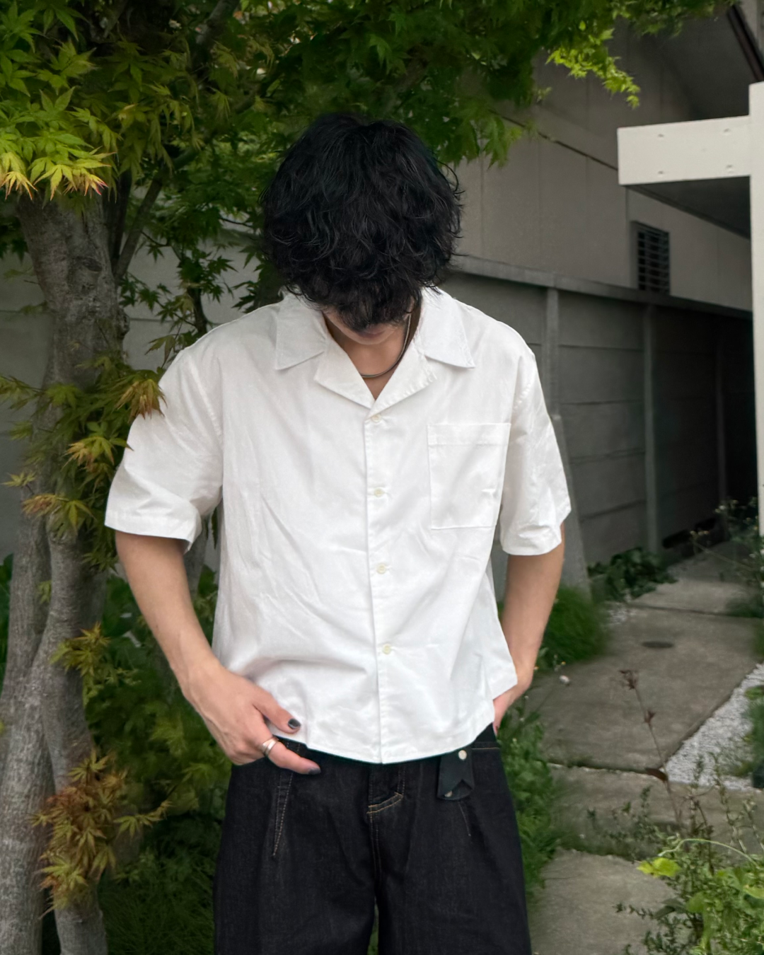 オープンカラーショートシャツ TO0199