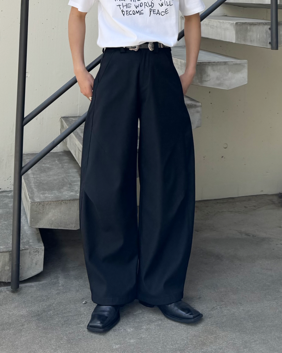 新品　YOLO スラックス 即納】クロスタックワイドスラックス TO1148 – YOLO（ヨロ