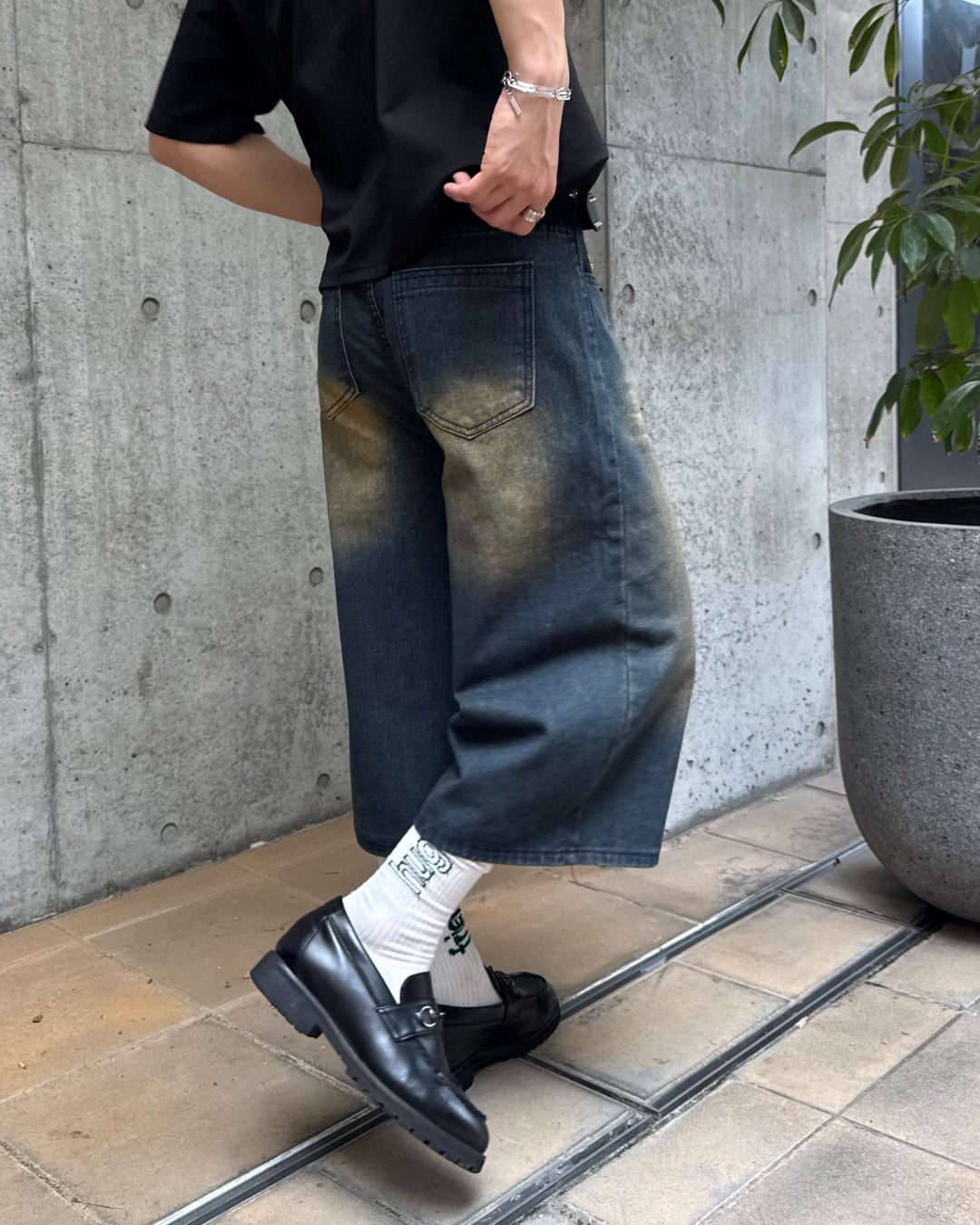 ヴィンテージライクウォッシュバギージョーツ TO1249