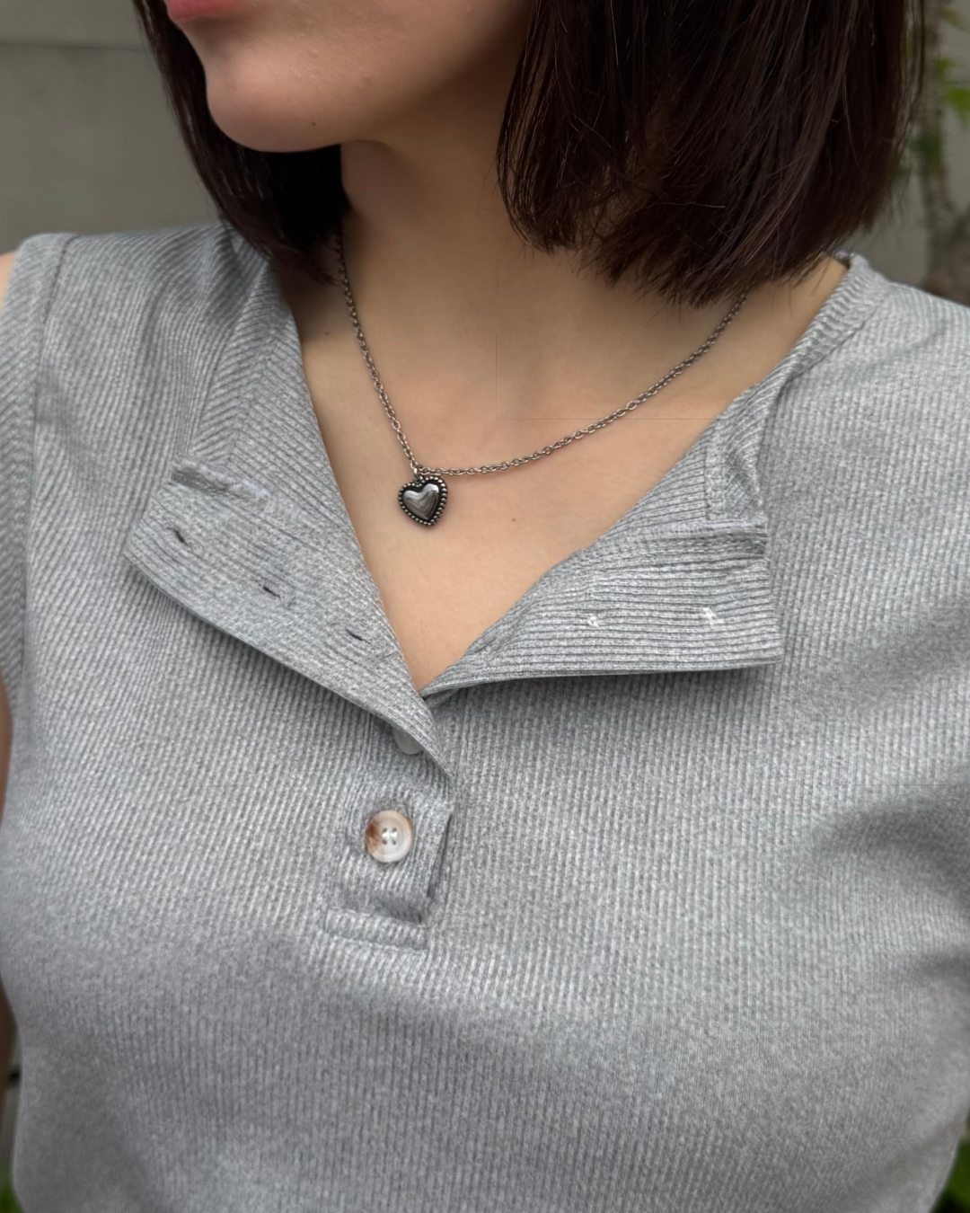 マッスルフィットヘンリーネックタンクトップ TO1270