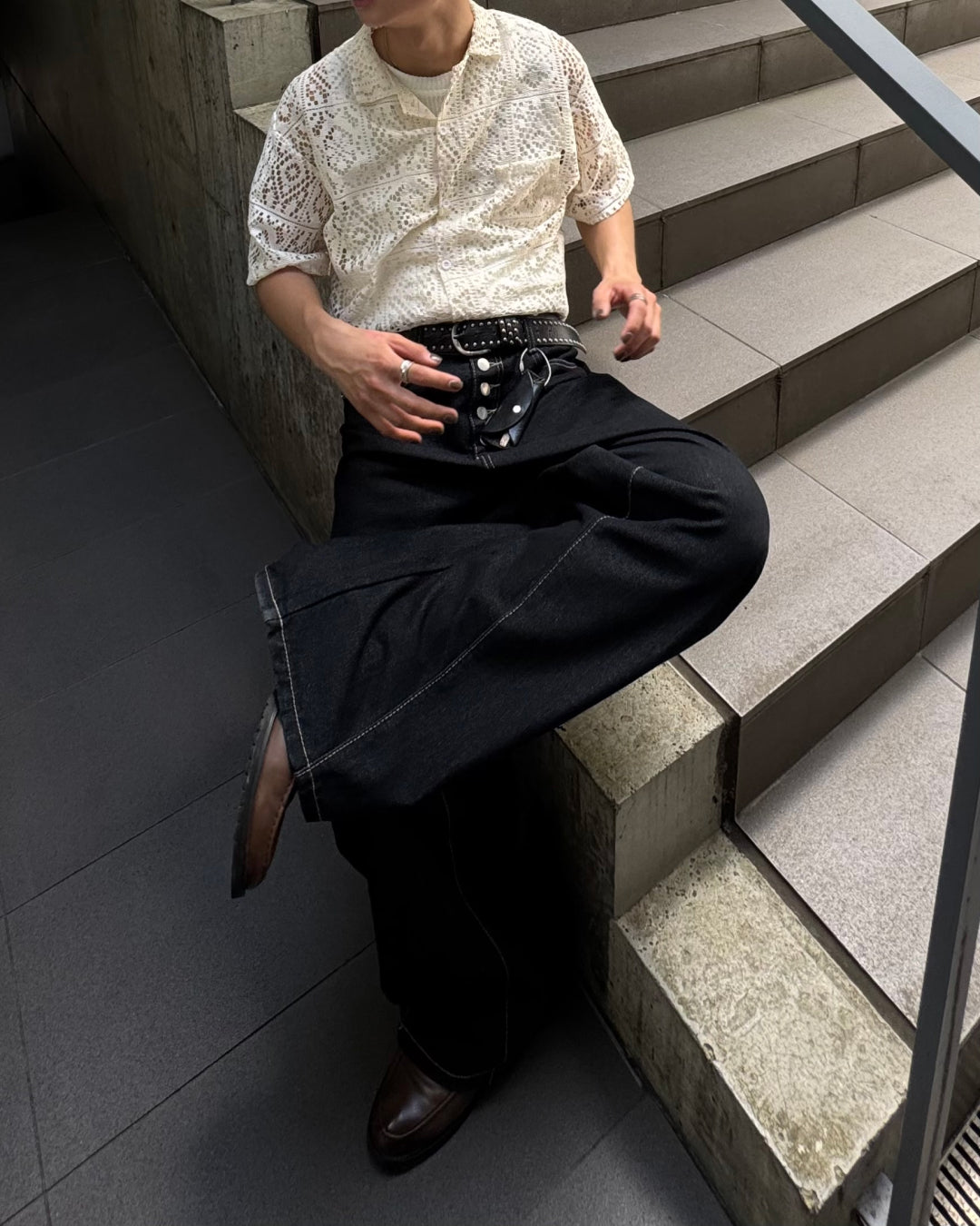 パンチングシアーシャツ TO1291