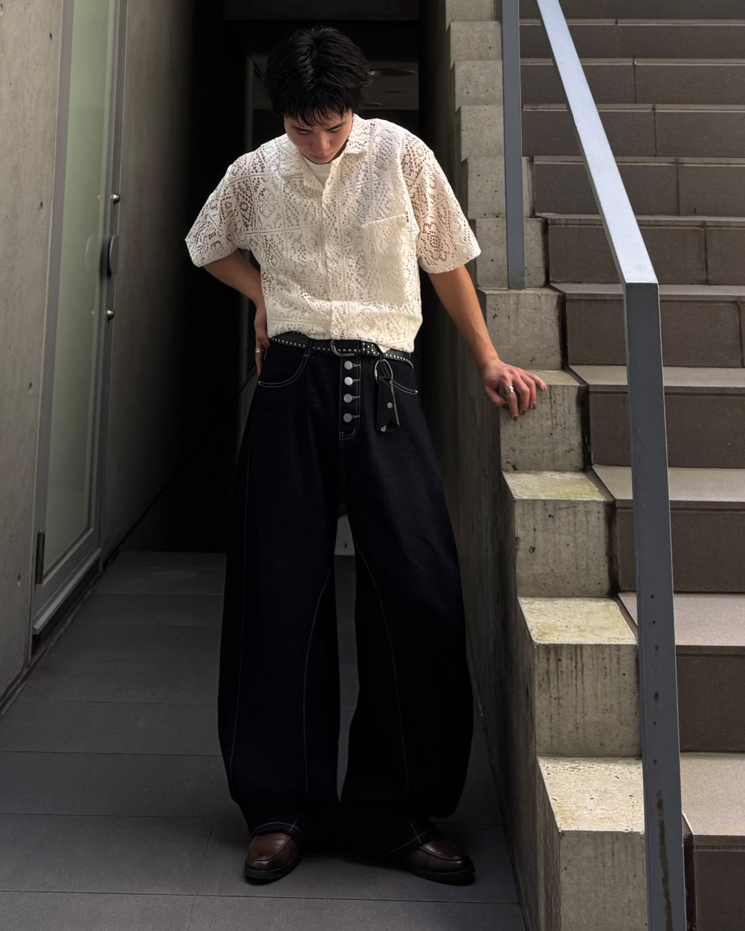 パンチングシアーシャツ TO1291