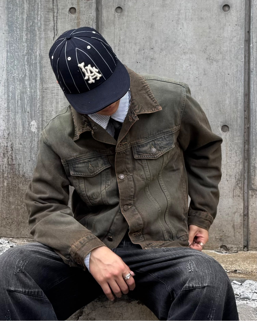 ヴィンテージウォッシュショートデニムジャケット TO1447