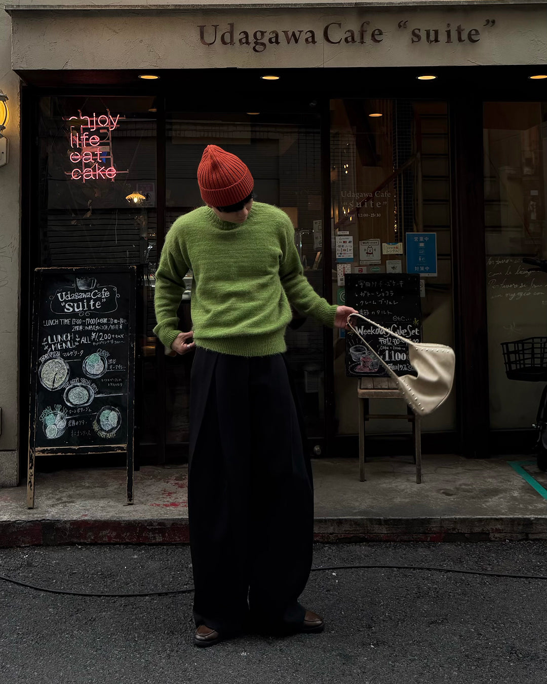 ミックスカラーショートニット TO1554