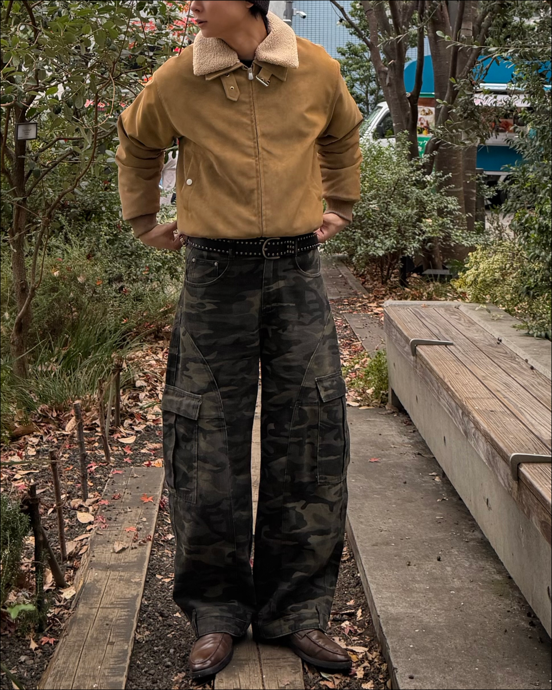 3wayボア襟キルティングジャケット TO1579