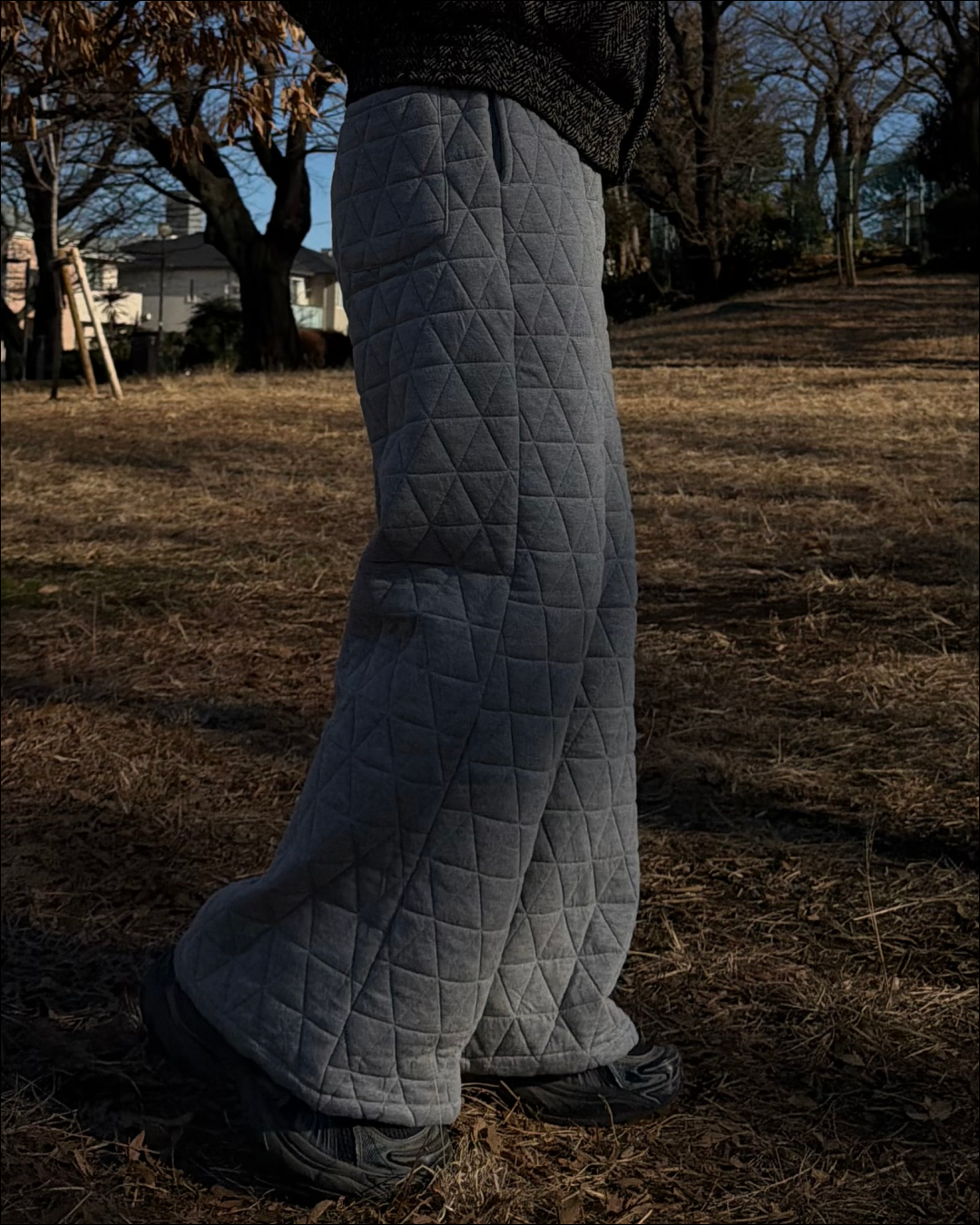 キルティングウィンタースウェットパンツ TO1634