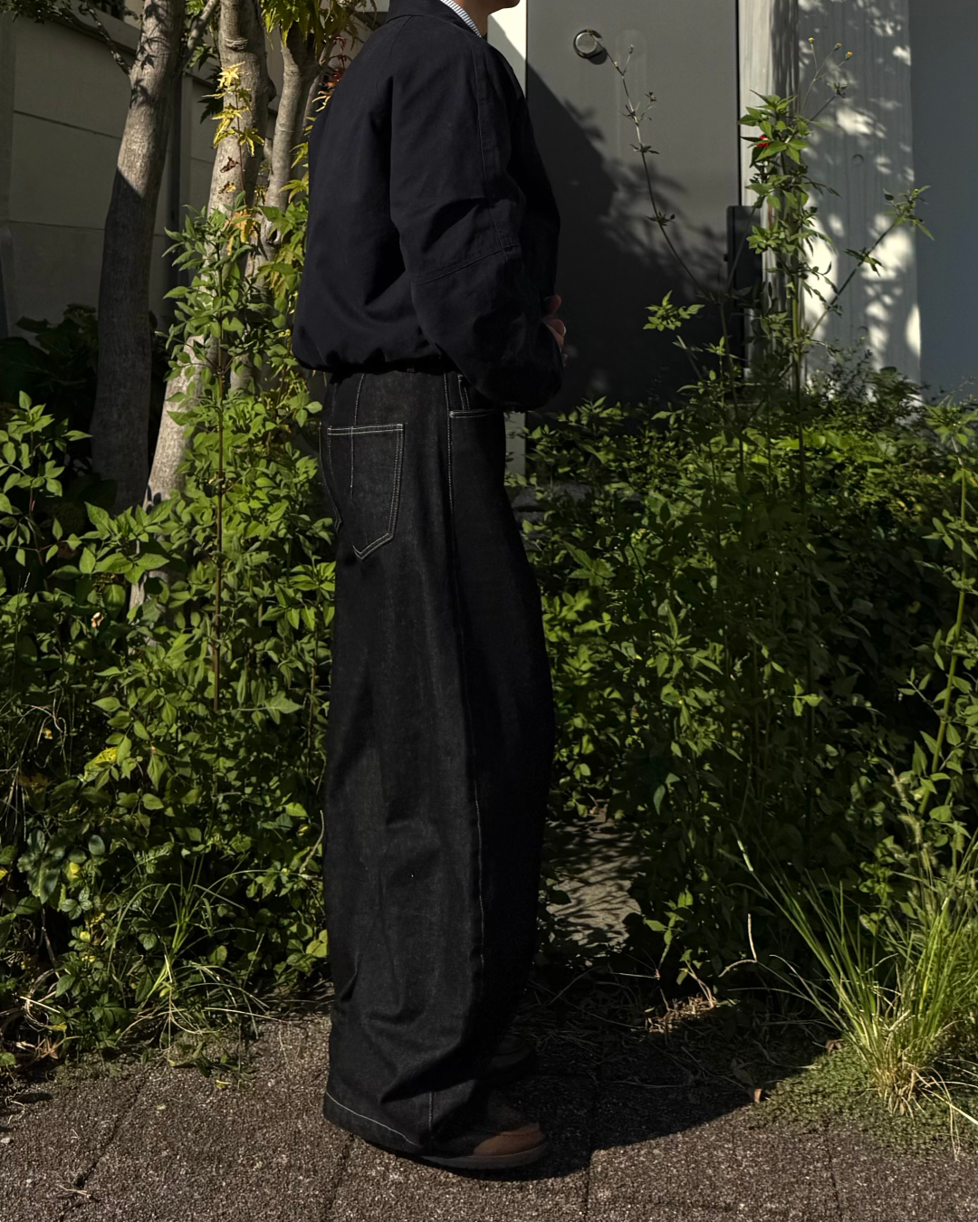 【即納】ステッチボタンフライカーブデニム TO1800