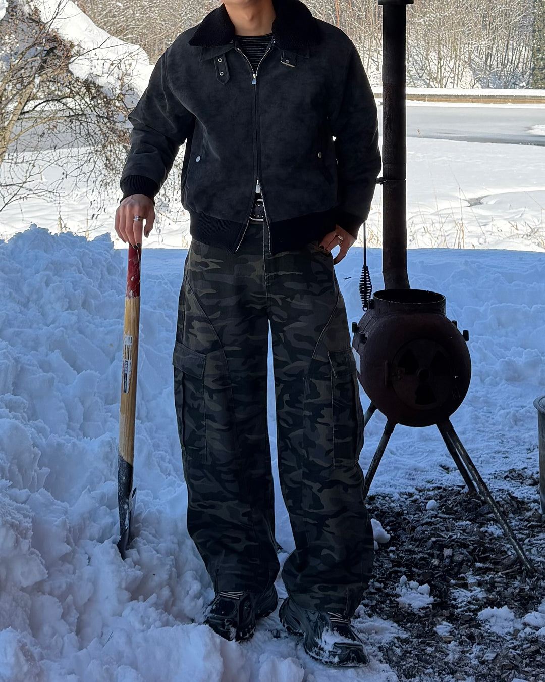 【即納】6ポケットシーズンレスカモフラパンツ TO1832