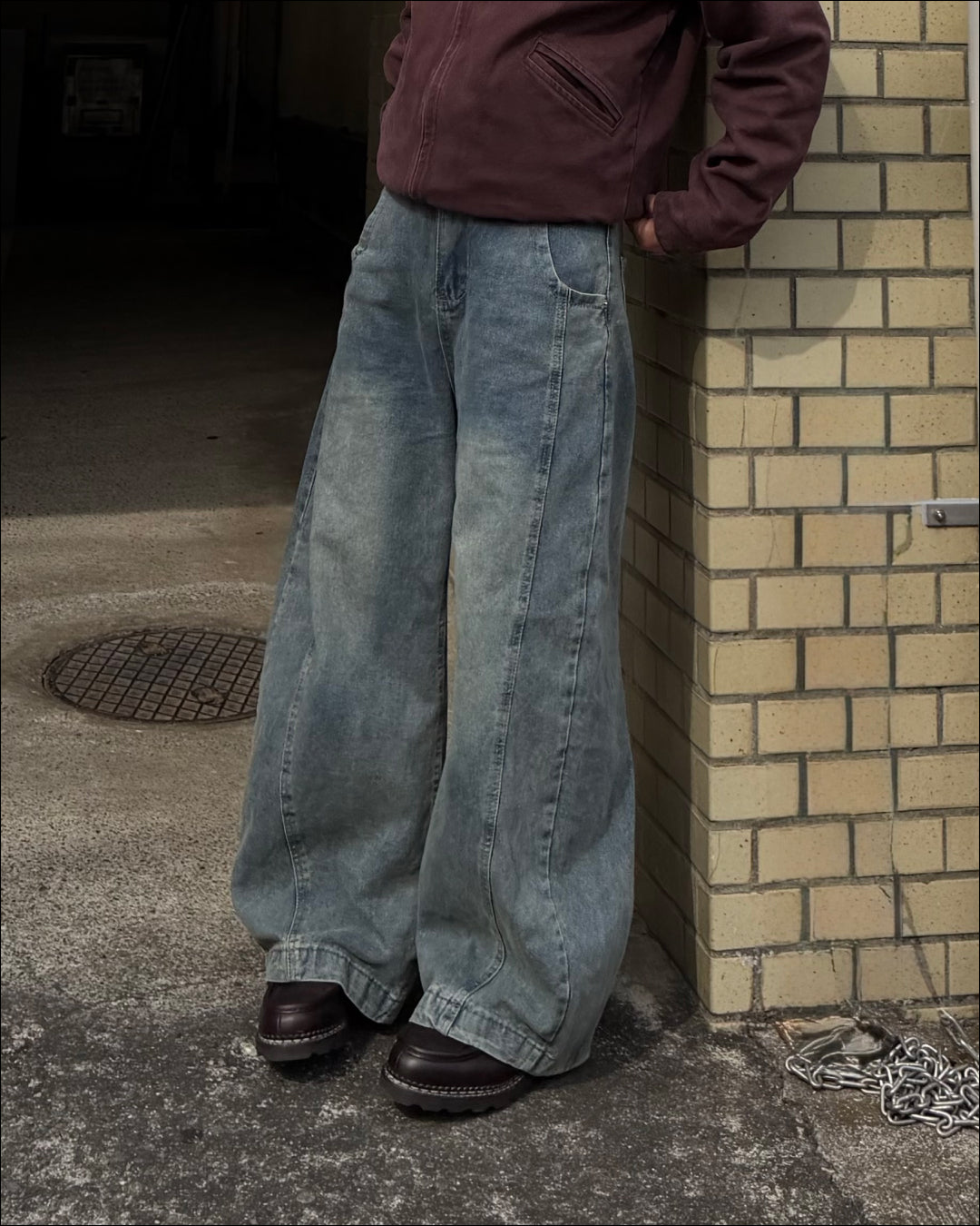 ヴィンテージウォッシュカーブデニム TO1862