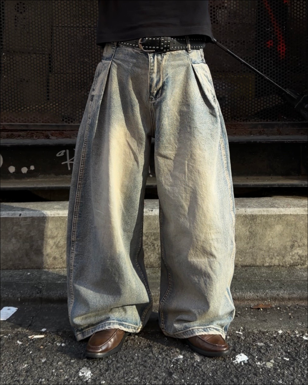 ヴィンテージウォッシュタックデニム TO2022