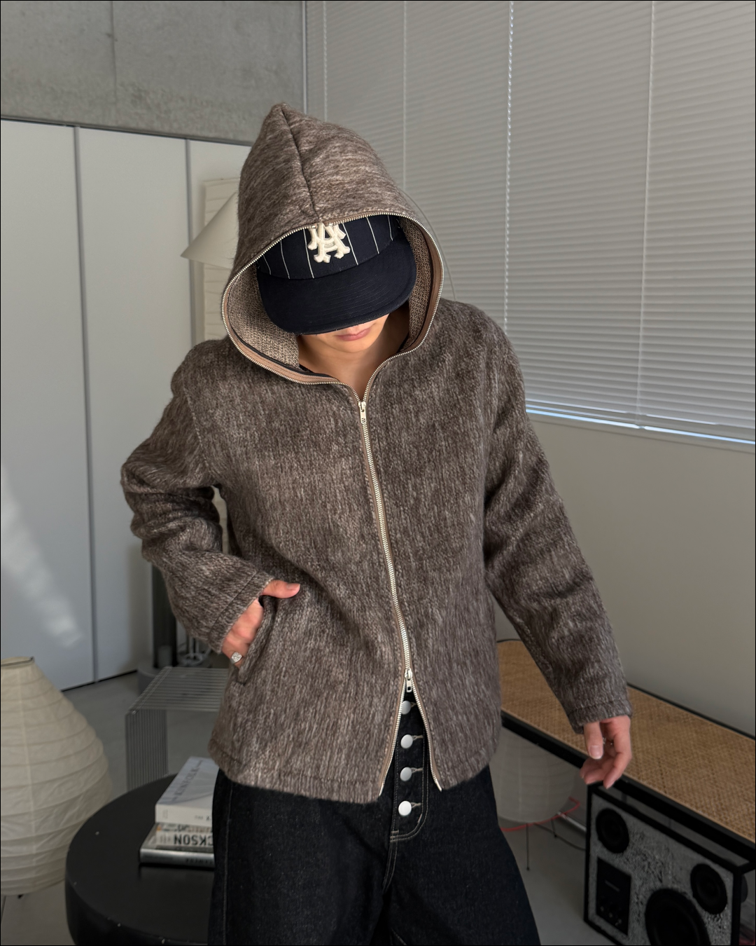 MIXシャギーショートパーカー TO2950
