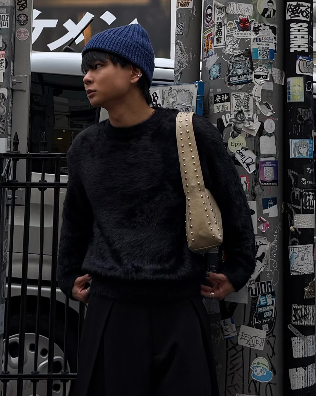 シャギーショートニット TO4000