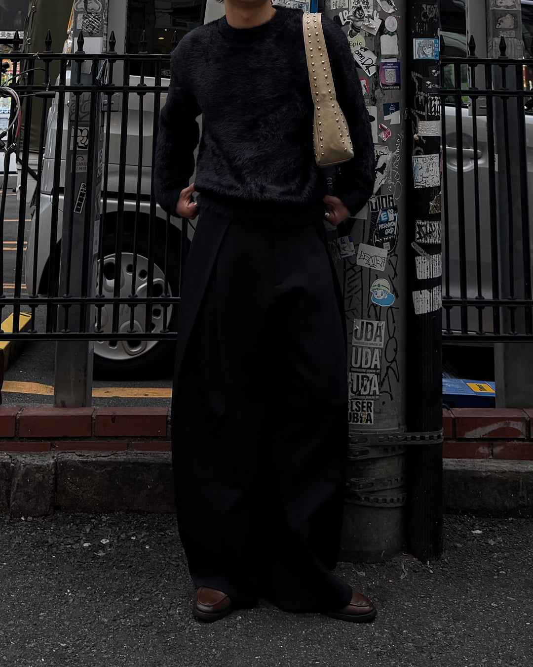 シャギーショートニット TO4000