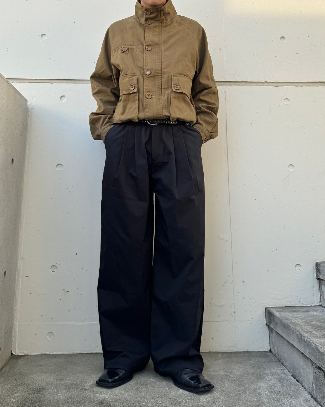 【即納】2タックコットンスラックス TO5015