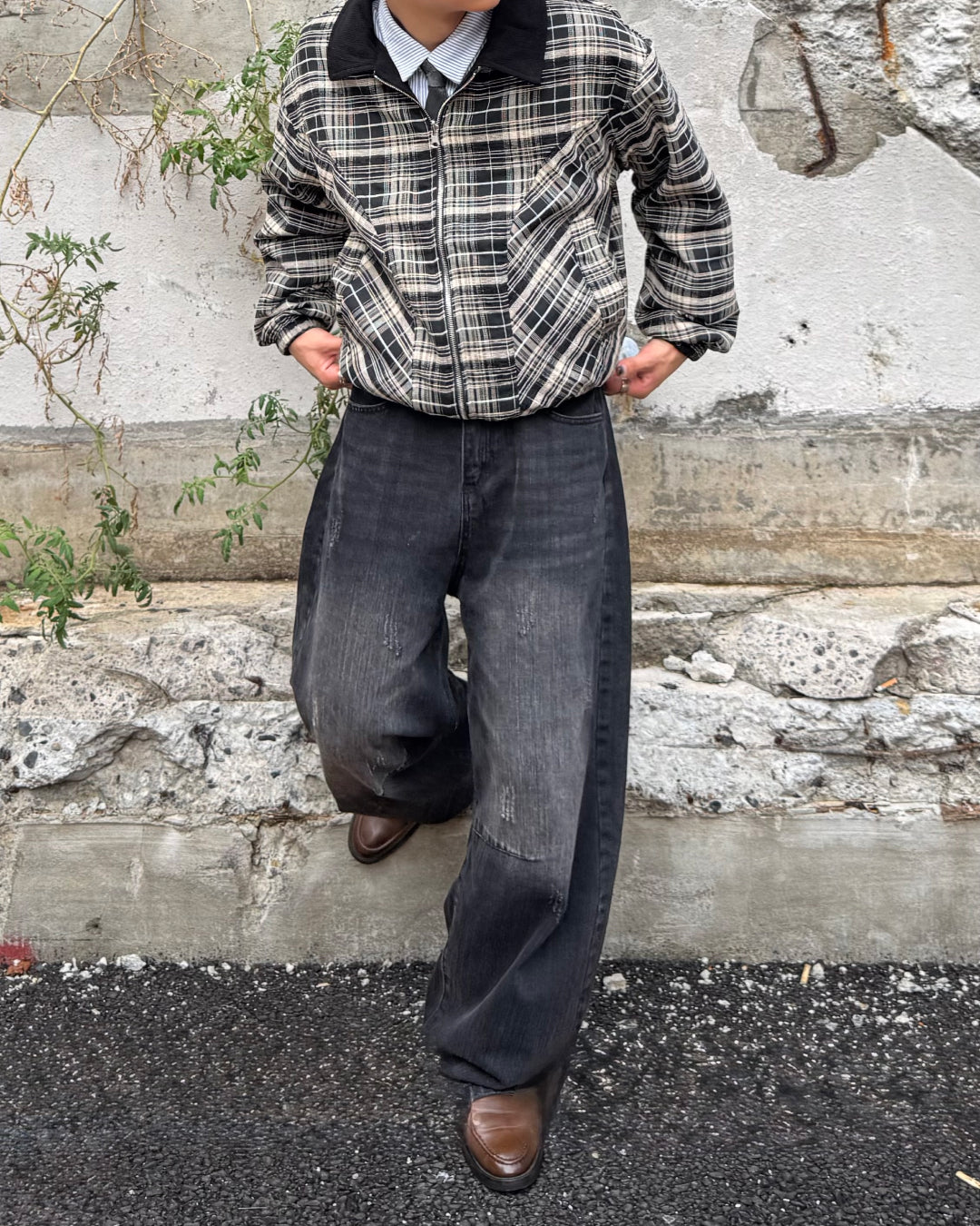 【即納】スラブウォッシュカーブデニム TO5011