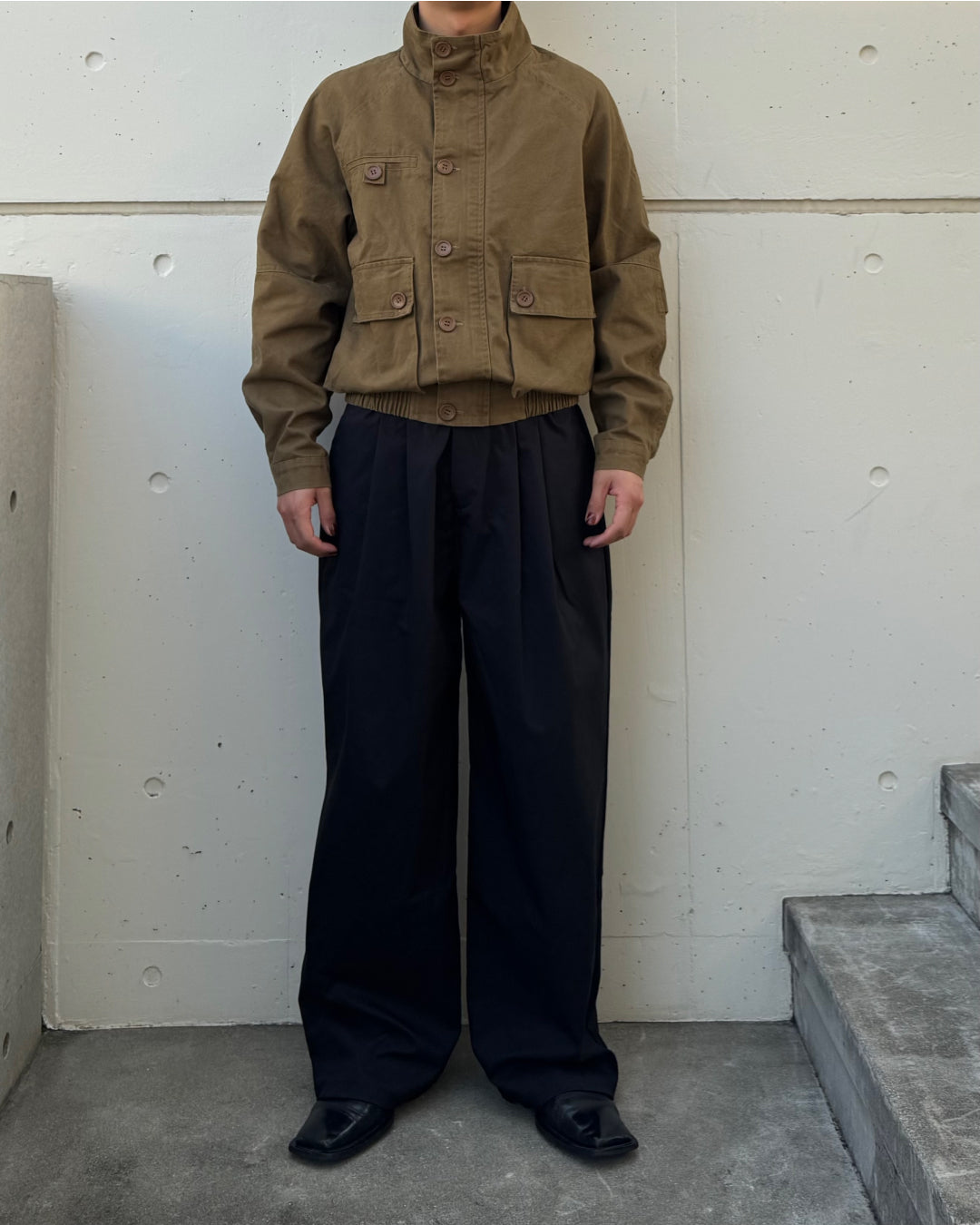 【即納】ユニセックススタンドネックショートブルゾン TO5012