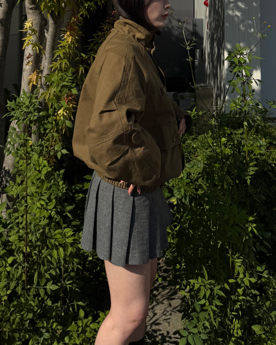 【即納】ユニセックススタンドネックショートブルゾン TO5012