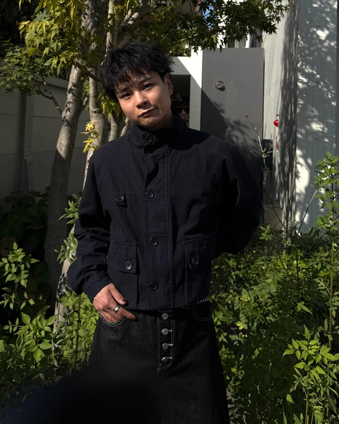 【即納】ユニセックススタンドネックショートブルゾン TO5012