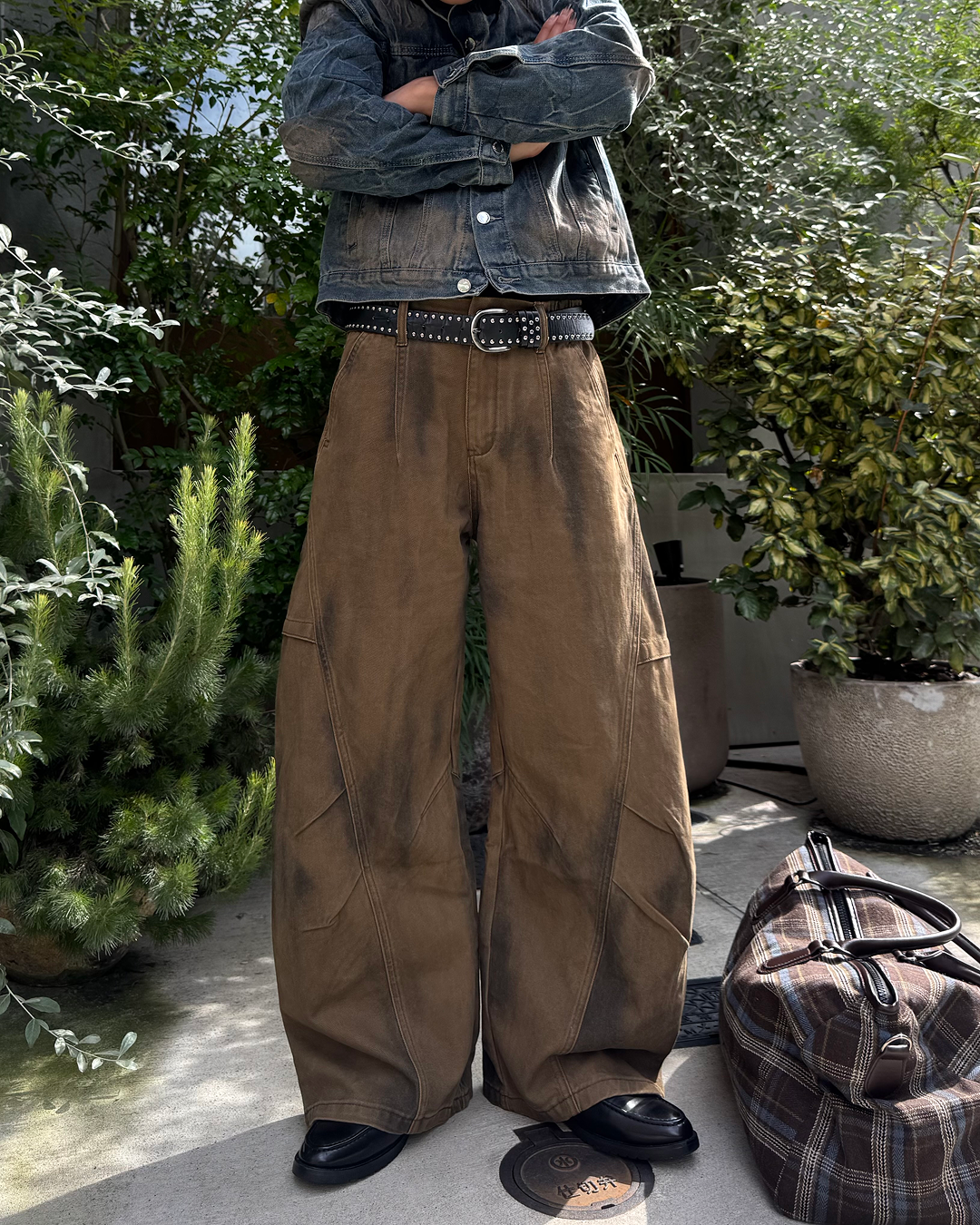 【即納】ダーティーウォッシュダーツカーブデニム TO5033