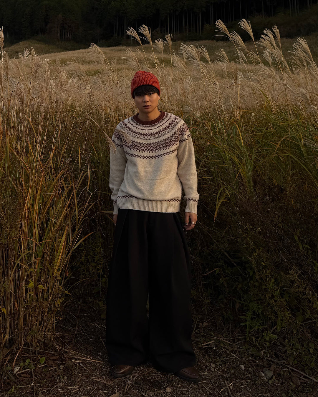 【即納】ユニセックスノルディックニット
TO5040