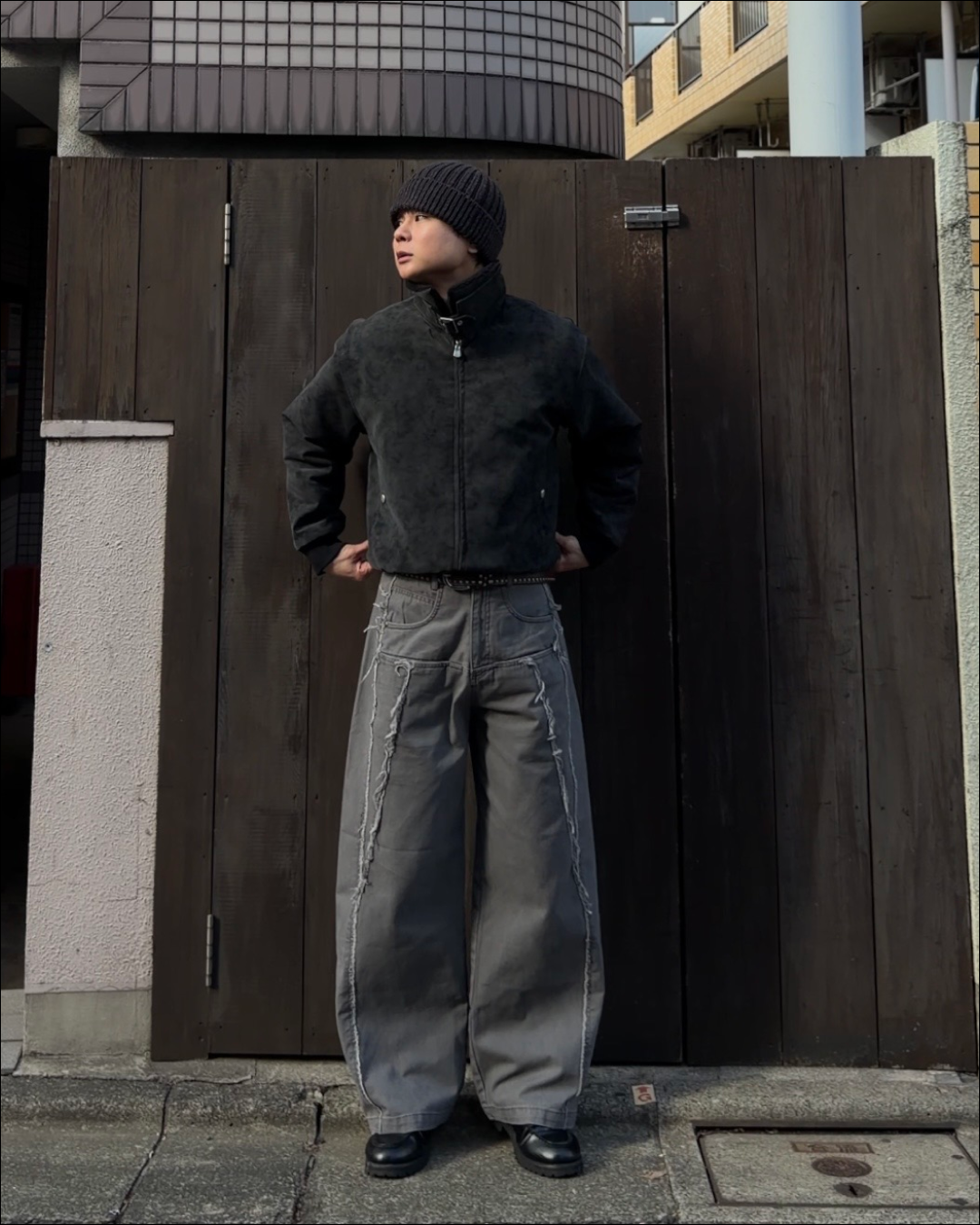 【即納】6ポケットフリンジデニムパンツ TO5065