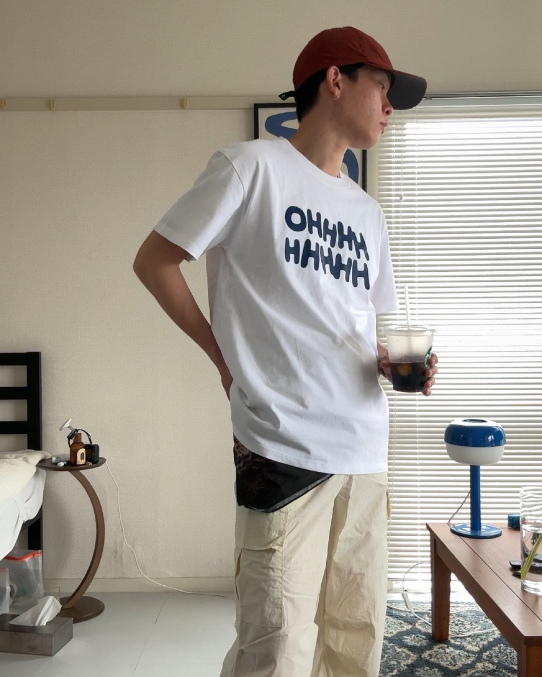 シンプルプリントTシャツ UD0054