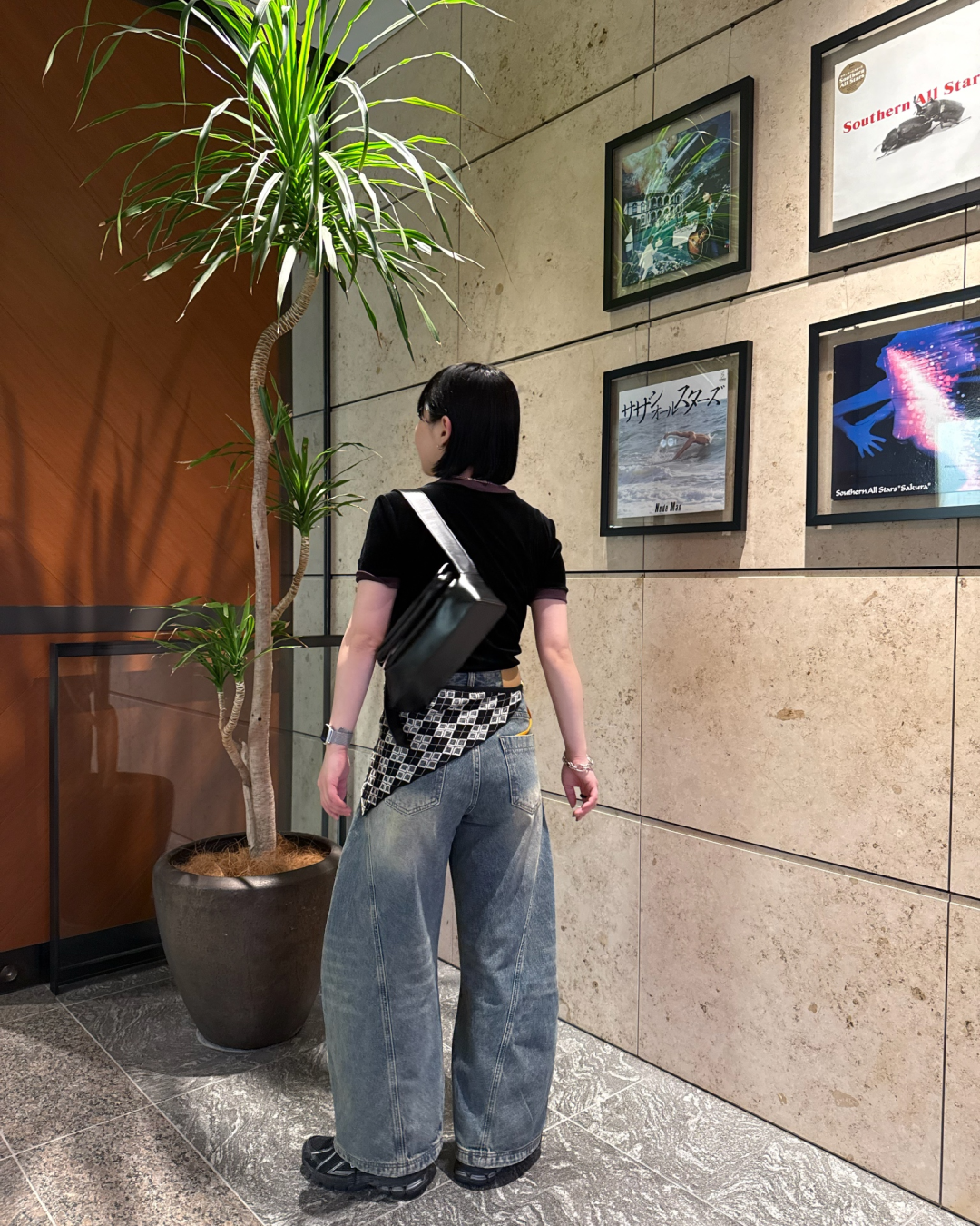 ヴィンテージウォッシュバルーンデニムパンツ UK0009