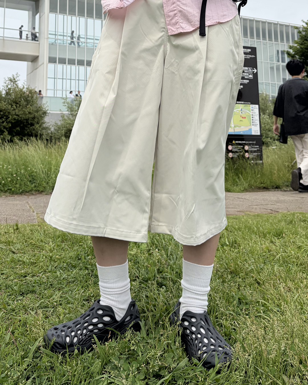 タックワイドハーフパンツ WF0012