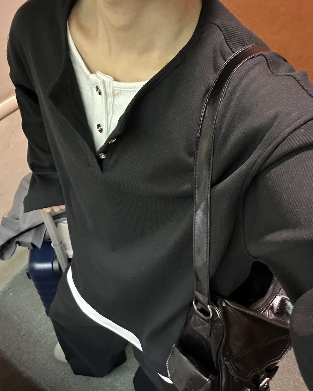 【即納】フェイク2ピースロングTシャツ WG0004