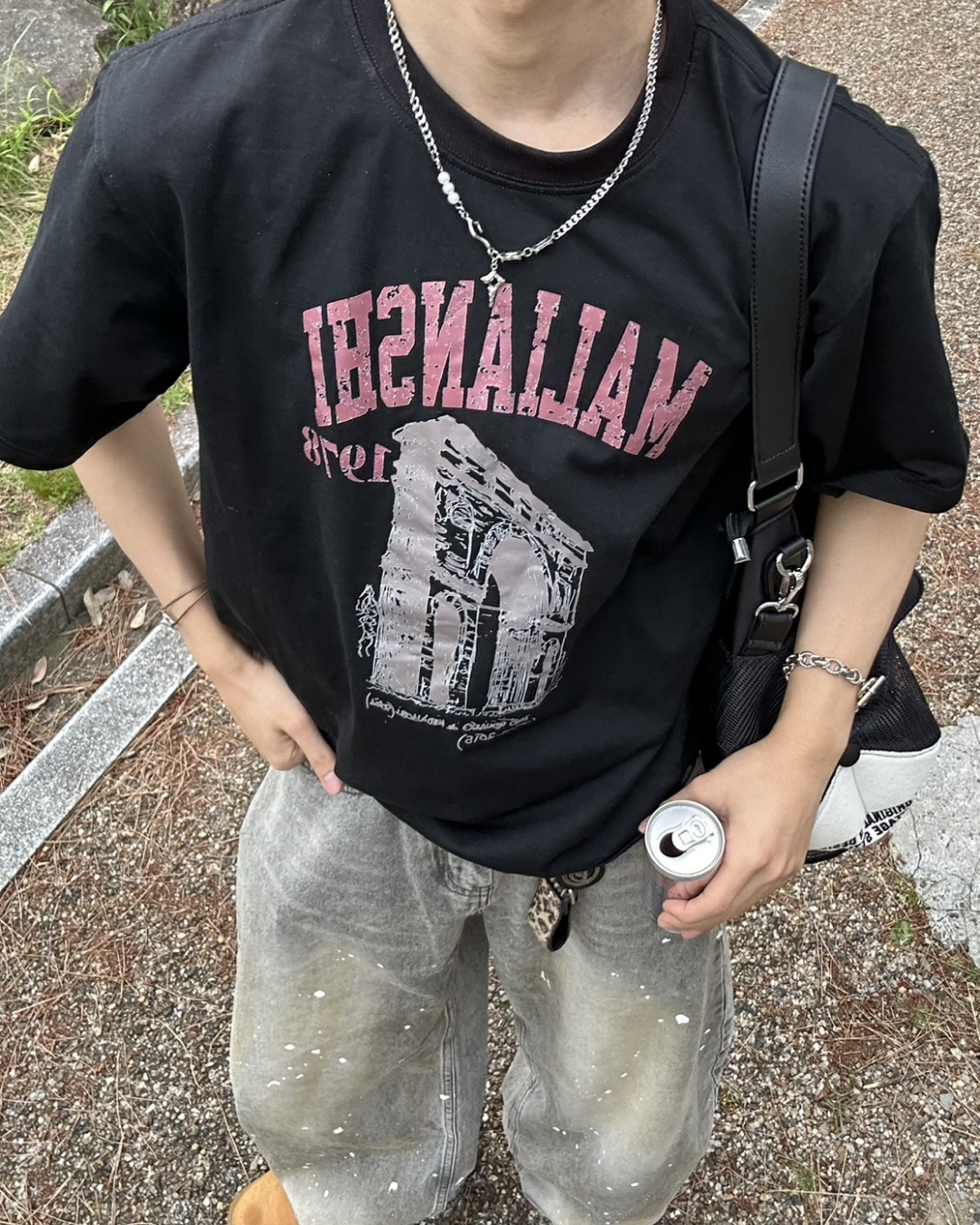 フロントプリントTシャツ WG0014