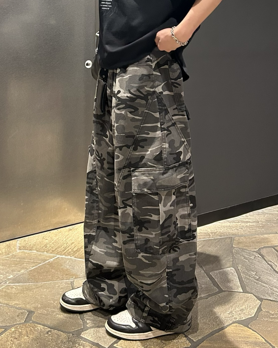 【即納】迷彩バギーパンツ WG0017