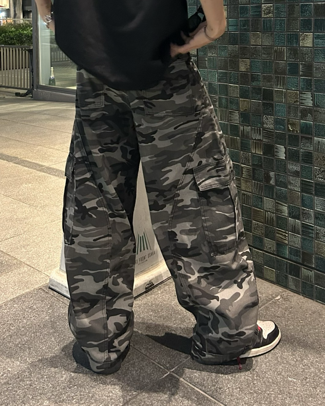 【即納】迷彩バギーパンツ WG0017