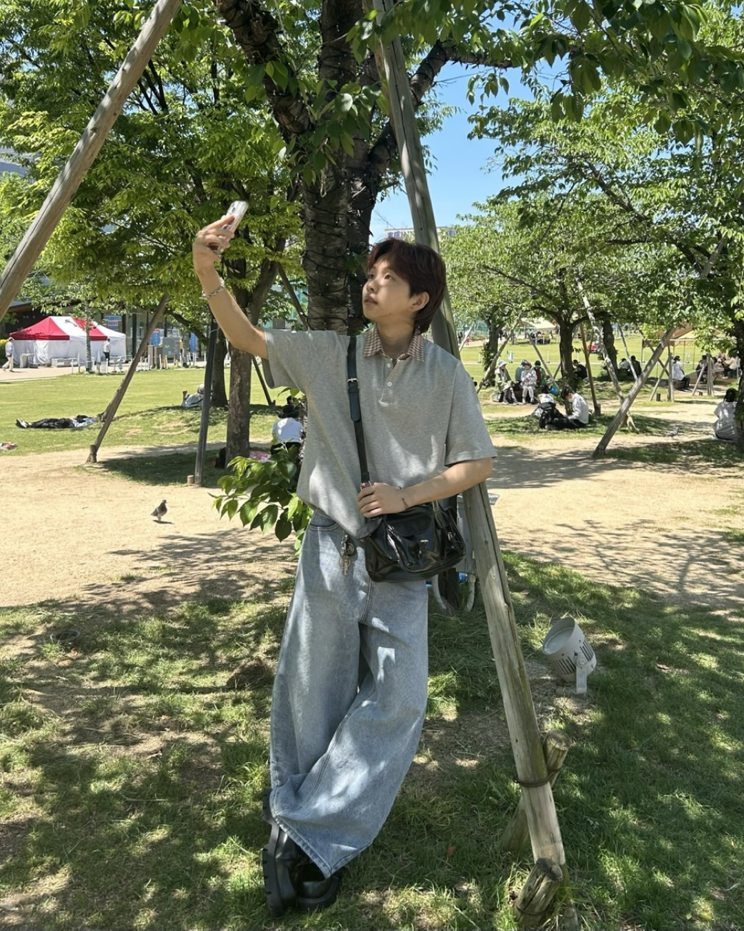 切り替えチェックカラーポロ WG0033