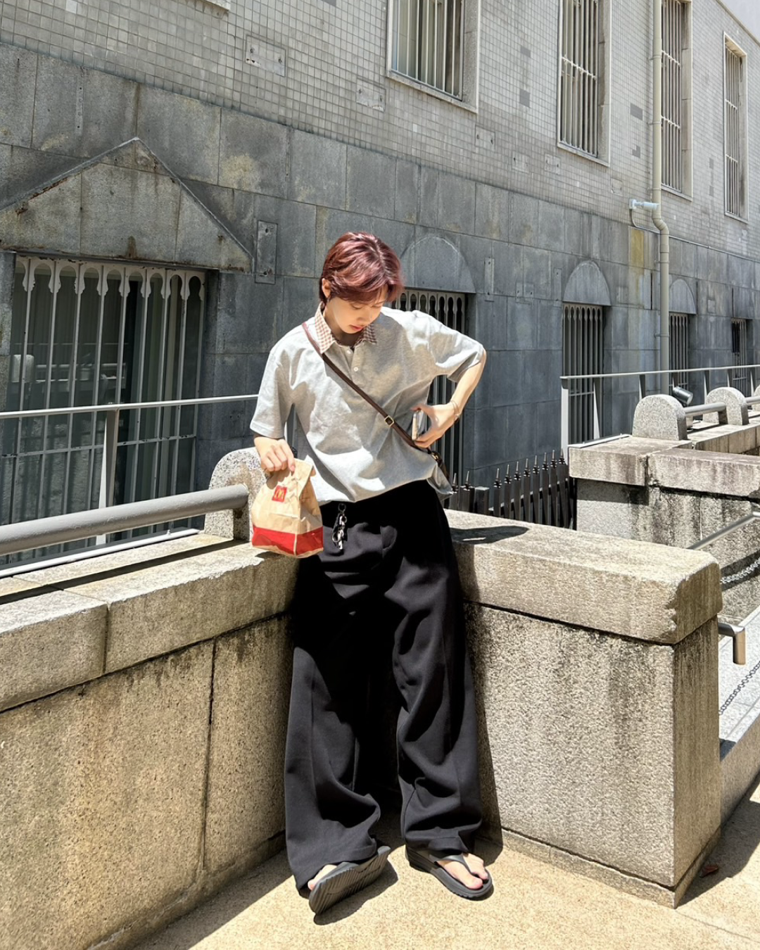 切り替えチェックカラーポロ WG0033