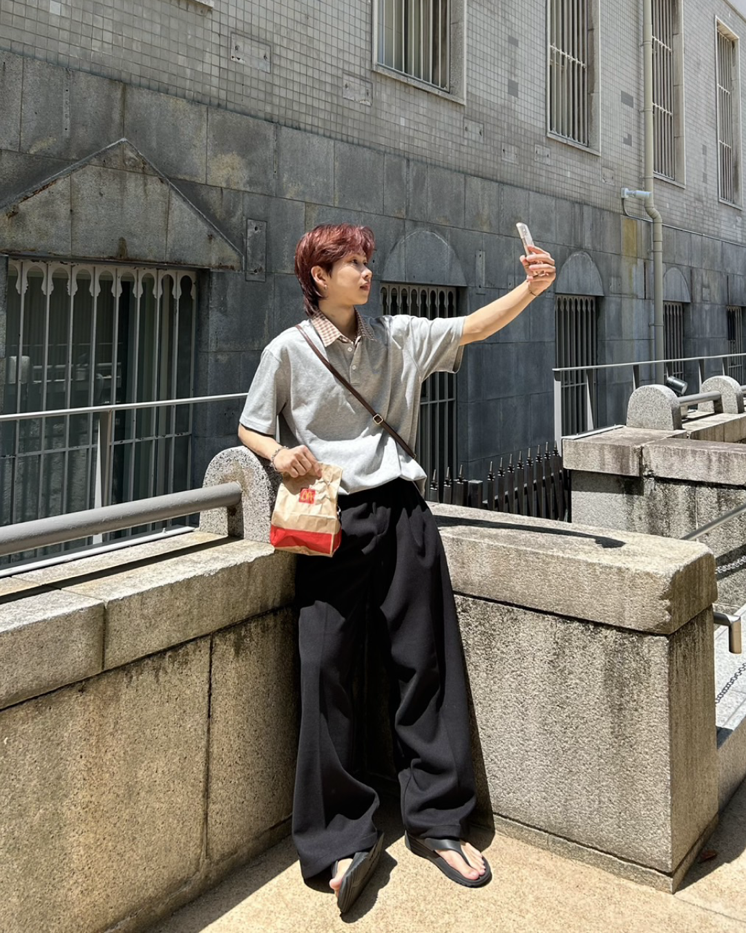 切り替えチェックカラーポロ WG0033