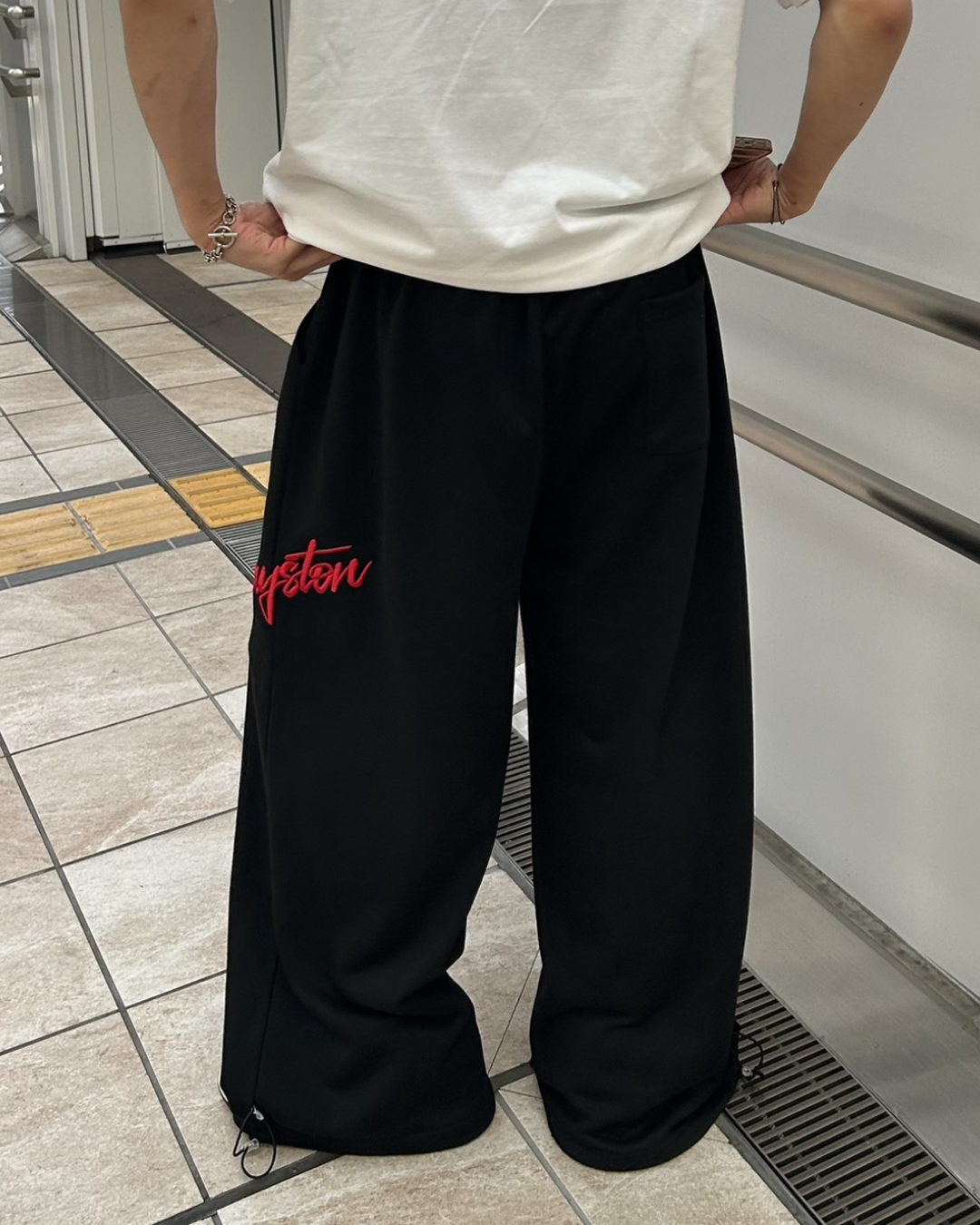 サイド刺繍スウェットパンツ WG0038