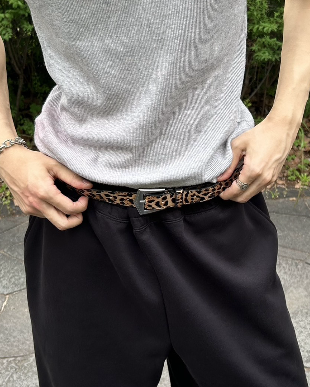 Yves Saint Laurent Rive Gauche レオパード ベルト Yves Saint Laurent Rive Gauche レオパード ベルト - メルカリ