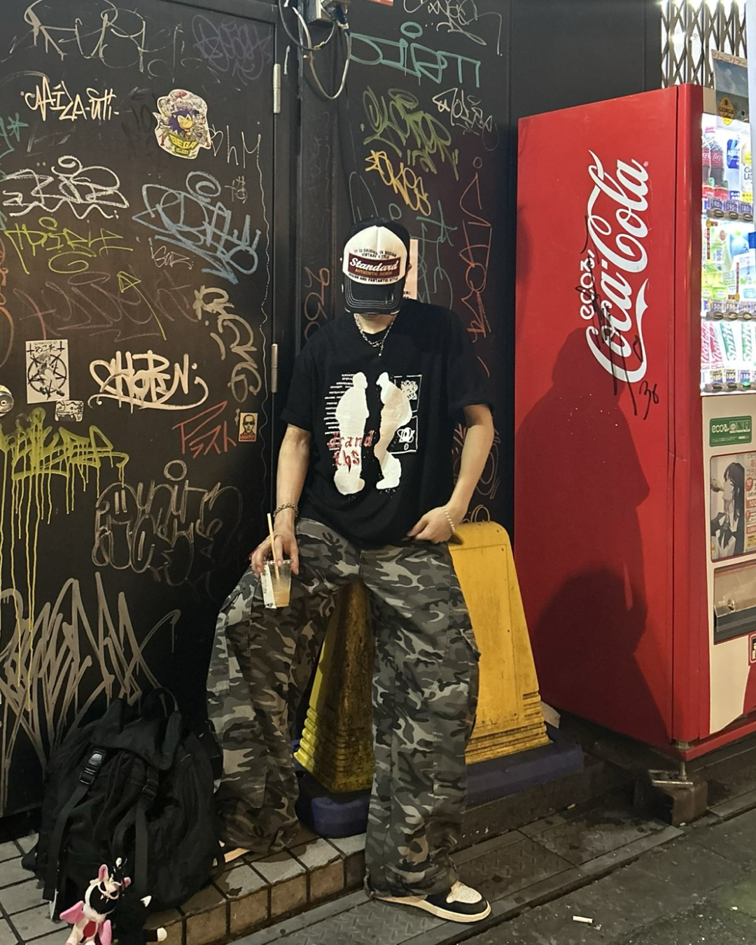 ヒューマンシルエットTシャツ WG0078