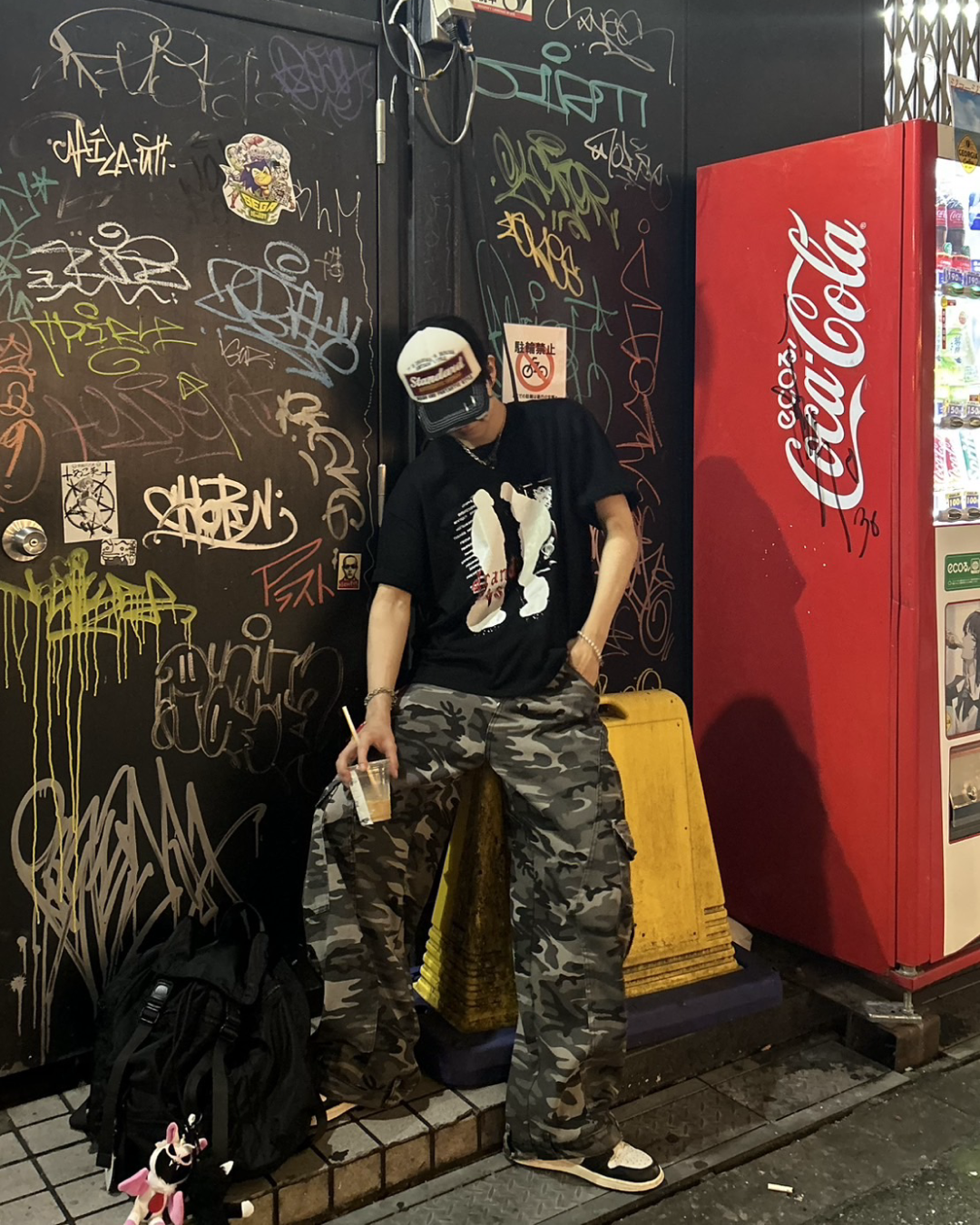 ヒューマンシルエットTシャツ WG0078