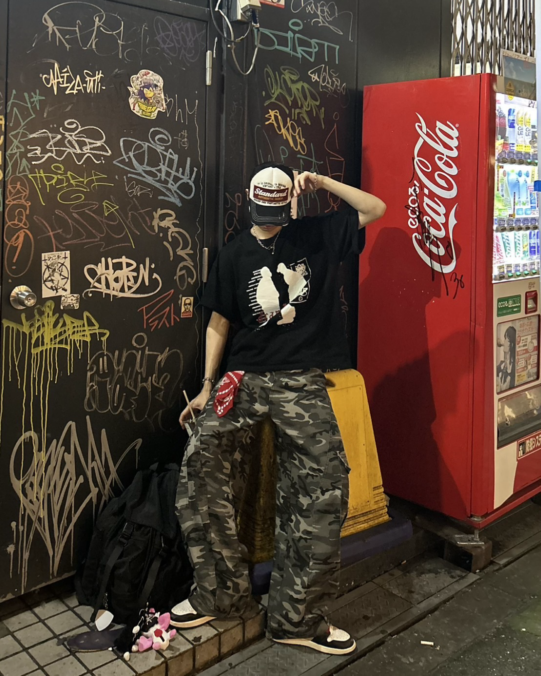 ヒューマンシルエットTシャツ WG0078