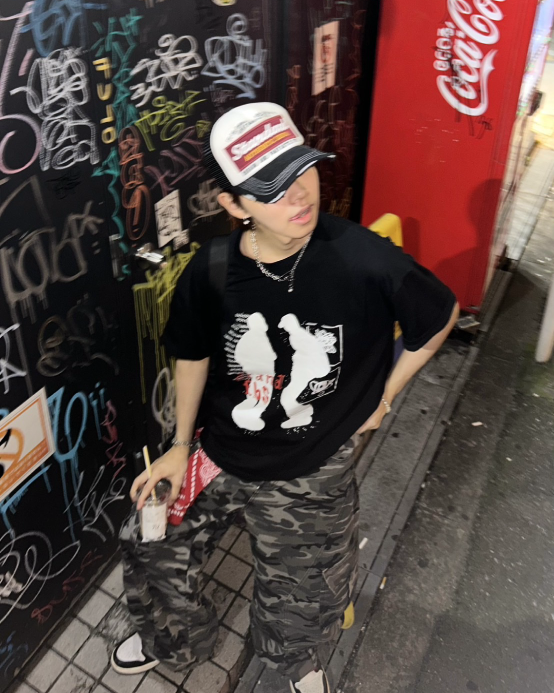 ヒューマンシルエットTシャツ WG0078
