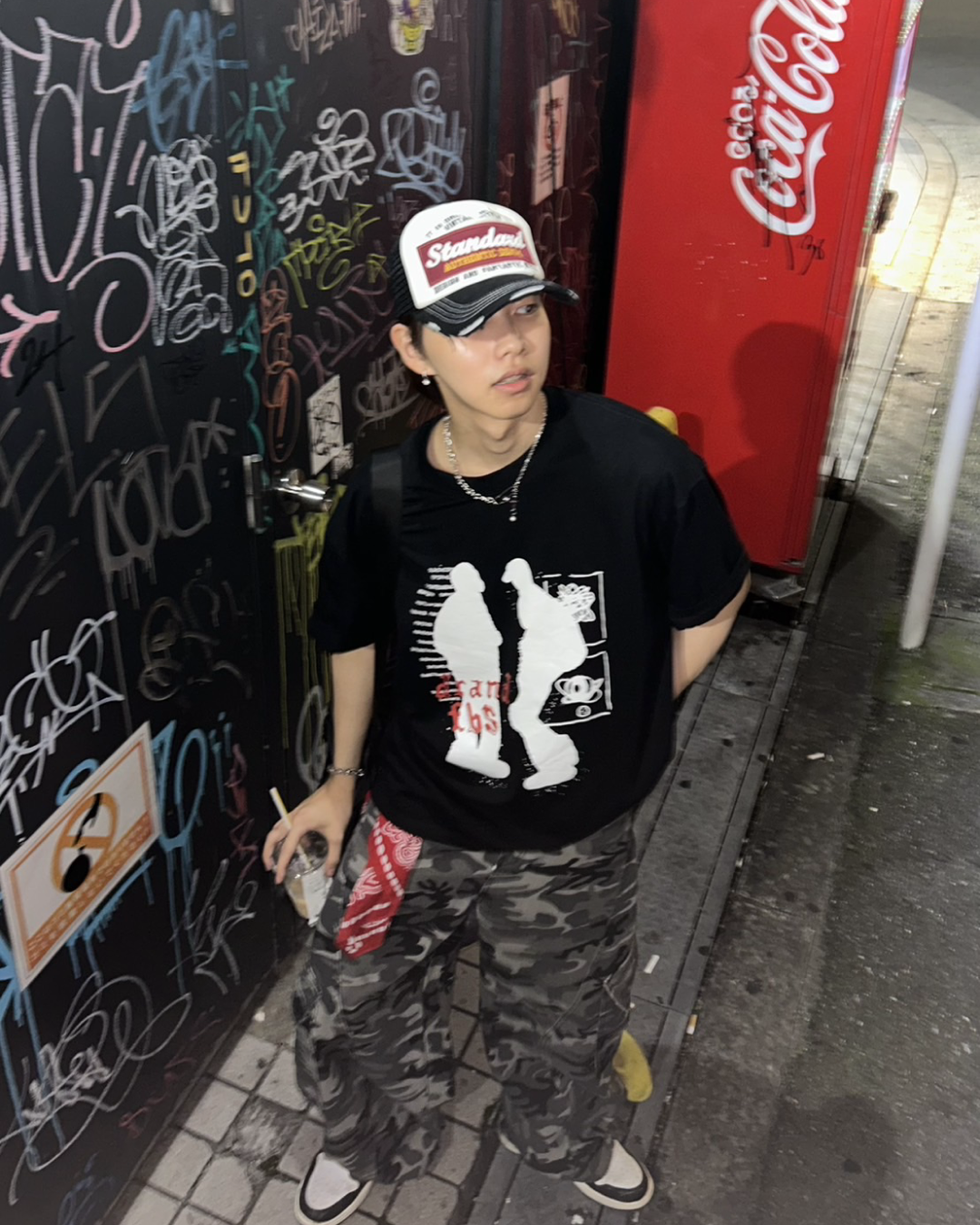 ヒューマンシルエットTシャツ WG0078