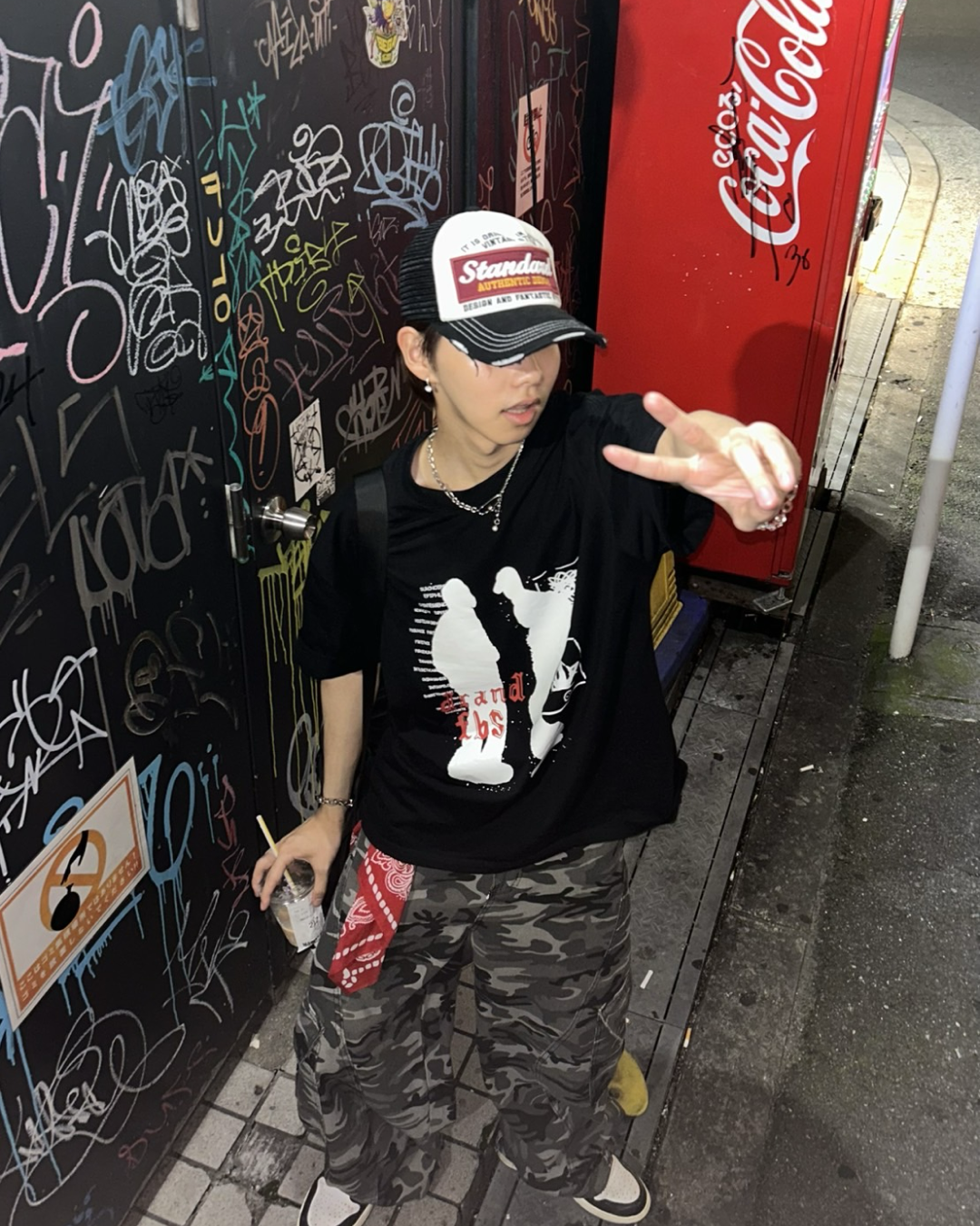 ヒューマンシルエットTシャツ WG0078
