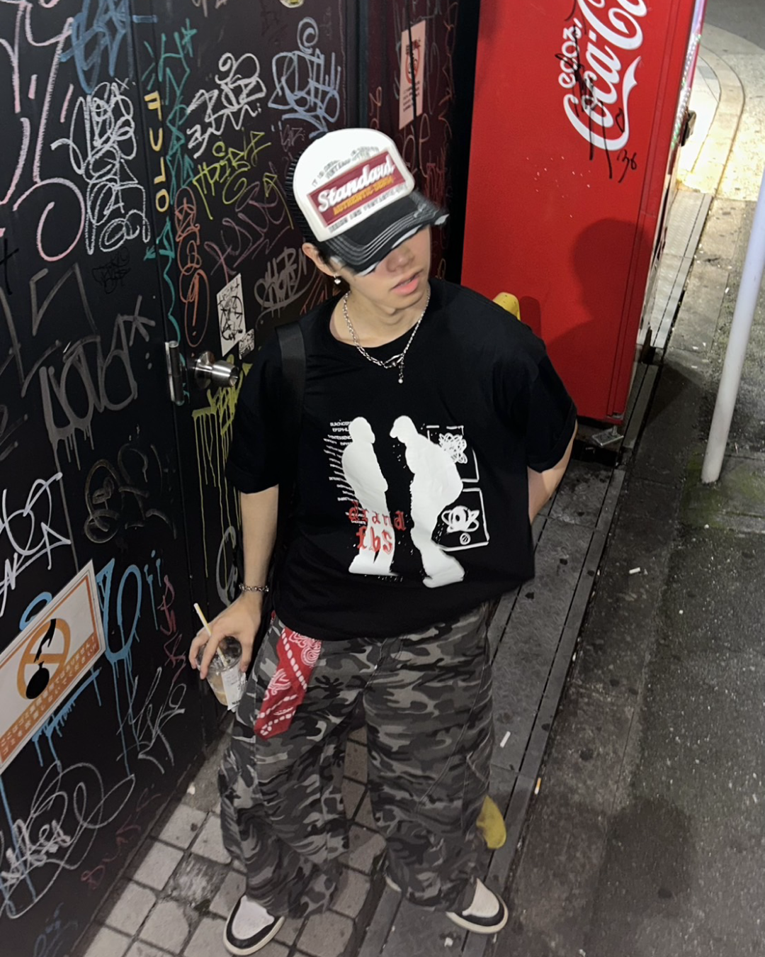 ヒューマンシルエットTシャツ WG0078