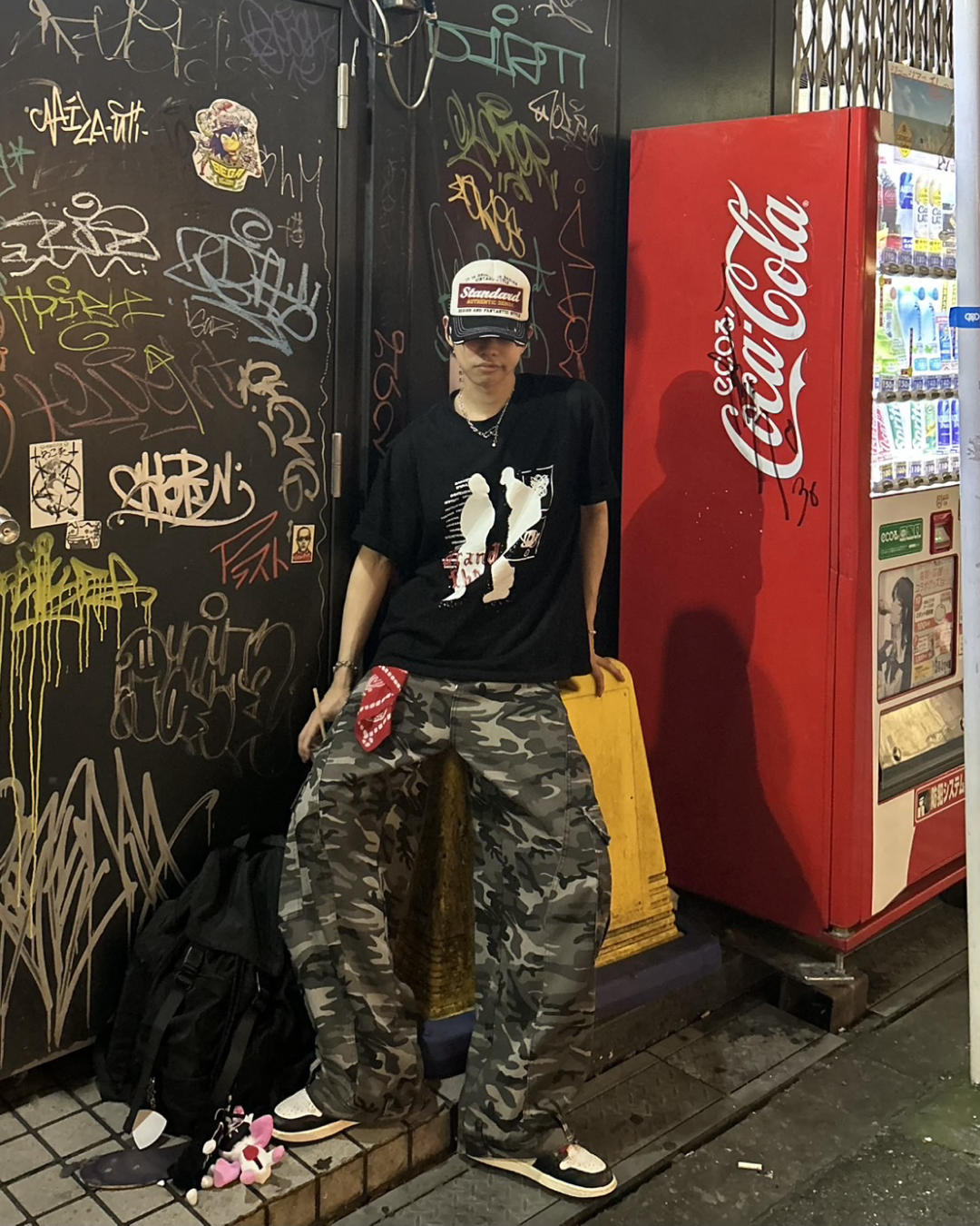 ヒューマンシルエットTシャツ WG0078