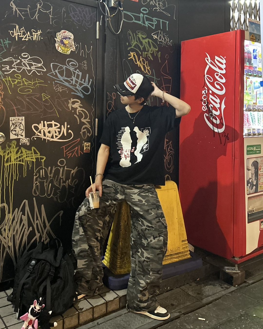 ヒューマンシルエットTシャツ WG0078