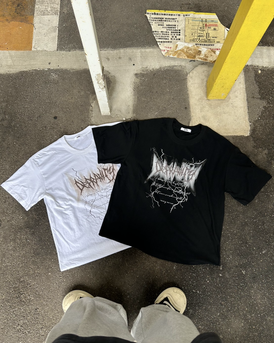 サンダーフォントTシャツ WG0082