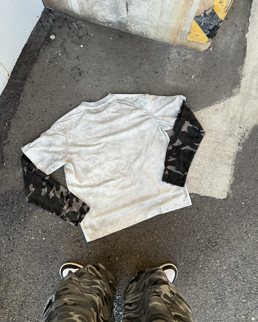 カモスリーブロングTシャツ WG0083