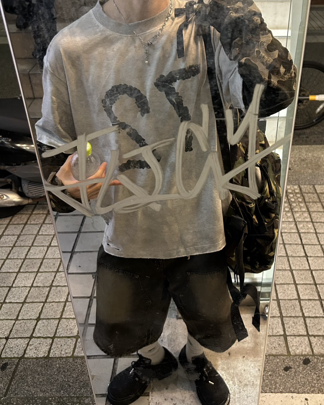 カモスリーブロングTシャツ WG0083