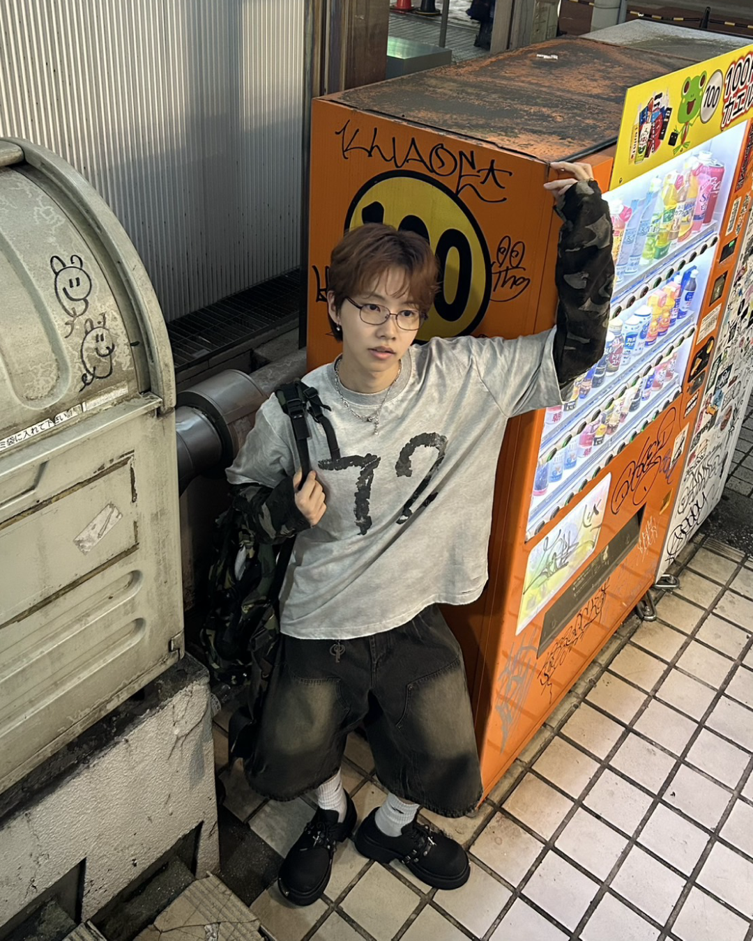 カモスリーブロングTシャツ WG0083